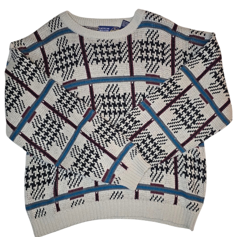Vintage 90s American Weekend Crewneck Sweater